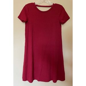 Forever 21 Open Back Ribbed Sweater Dress